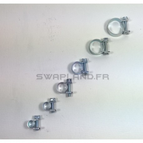 Colliers de serrage Namz durite essence 1/4''(6,4mm) - 5/16'' (7
