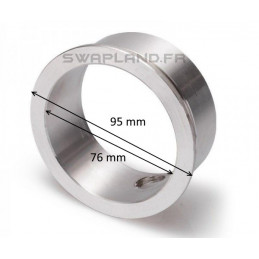 Bride V band 76 avec taraudage M18 X 150 2