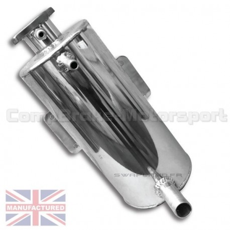 Vase d'expansion aluminium 200mm X 100mm cylindrique