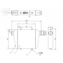 Echangeur Intercooler 280x300x76mm – Ø63mm