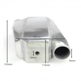 Echangeur air eau 310X245X115mm - Ø76mm 2