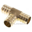 Raccord T 25 mm laiton
