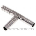 Raccord T 6 mm inox