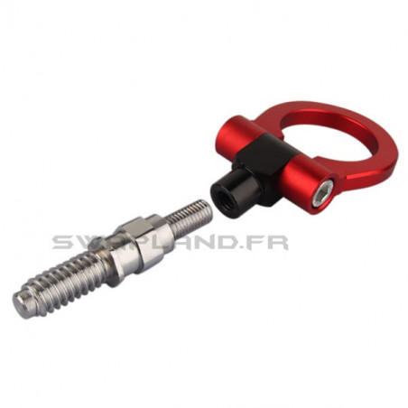 Crochet de remorquage rouge