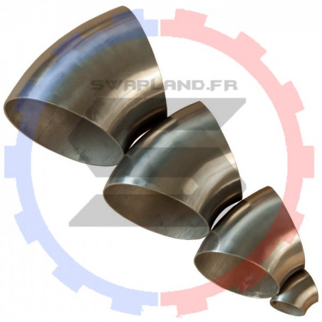 coude en titane court 45° ø 102 mm- SWAPLAND