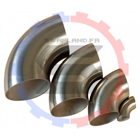 coude en titane court 90° ø 102 mm - SWAPLAND