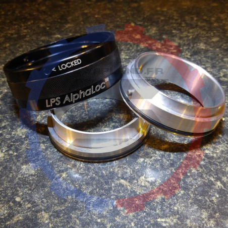 Kit V-band aluminium LPS Alphaloc ø 51 mm - SWAPLAND