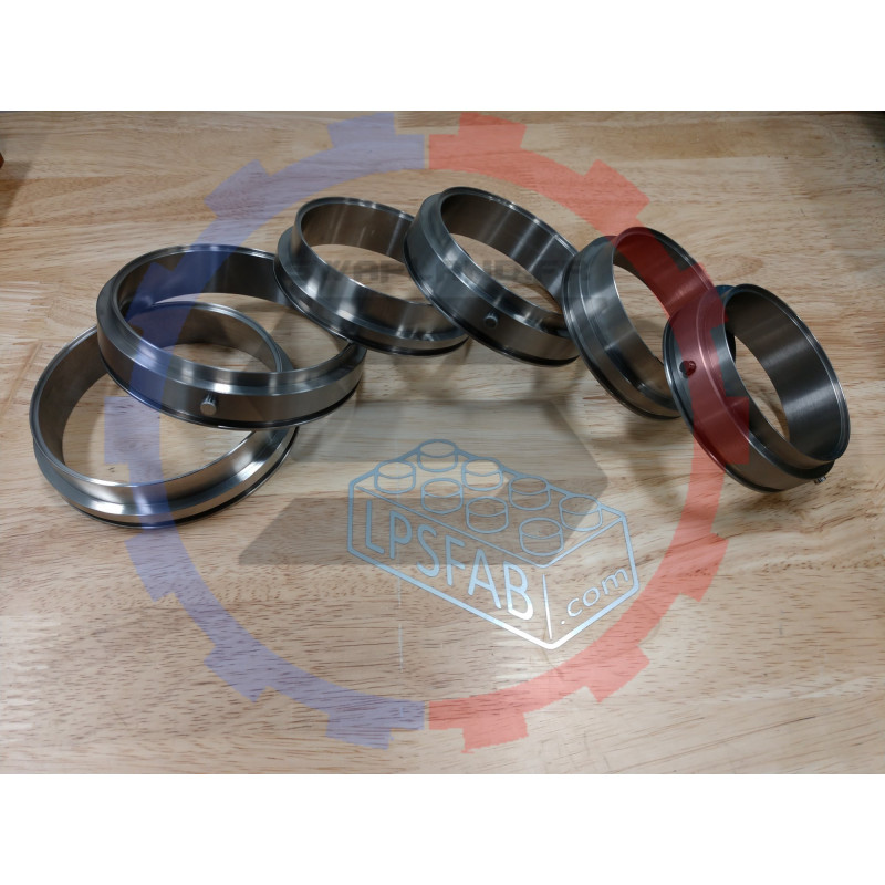 Flange titane mâle à souder pour V-band ø 89 mm - SWAPLAND