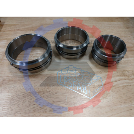 Flange titane mâle à souder pour V-band ø 76 mm - SWAPLAND