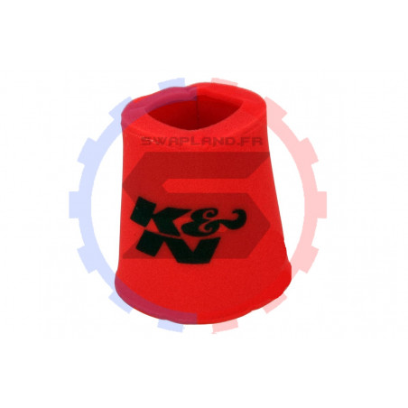 Pré-filtre à air conique en mousse K&N en 152 mm  - SWAPLAND