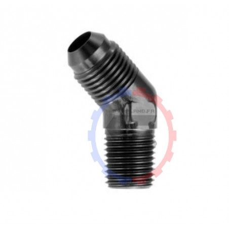 Raccord 45° DASH 6 vers 1/2’’ NPT - SWAPLAND -