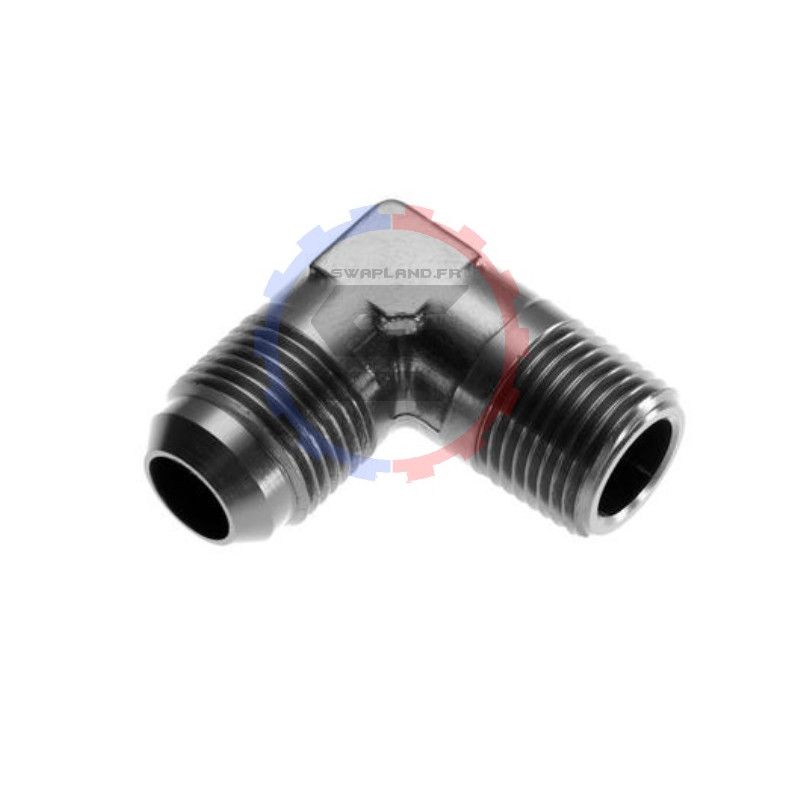 Raccord 90° DASH 12 vers 1’’ NPT - SWAPLAND -