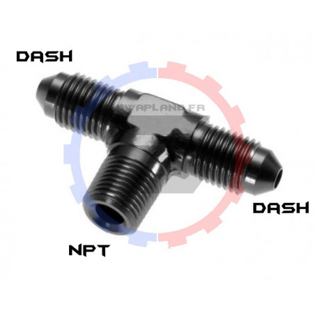 Raccord T 1/2’’ NPT vers 2xDash 10 -SWAPLAND-