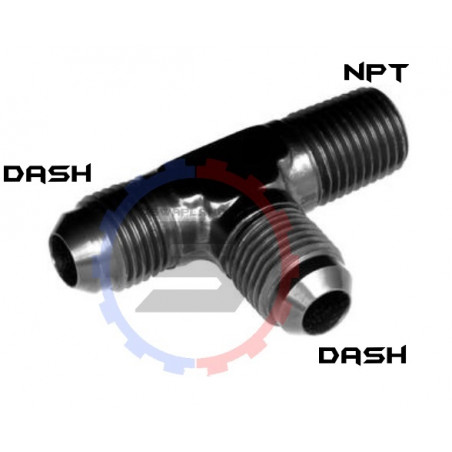 Raccord T Dash 4 vers 1/8’’ NPT et Dash 4 -SWAPLAND-