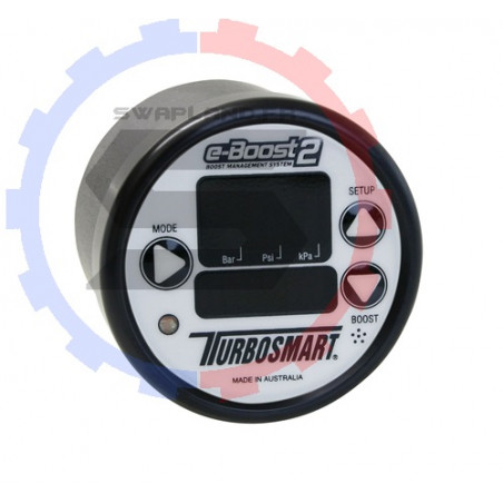 Boost controller Turbosmart eB2 4 bar 60 mm Sleeper blanc noir - SWAPLAND