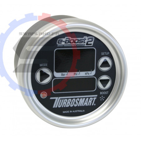 Boost controller Turbosmart eB2 4 bar 66 mm Sleeper noir argent - SWAPLAND