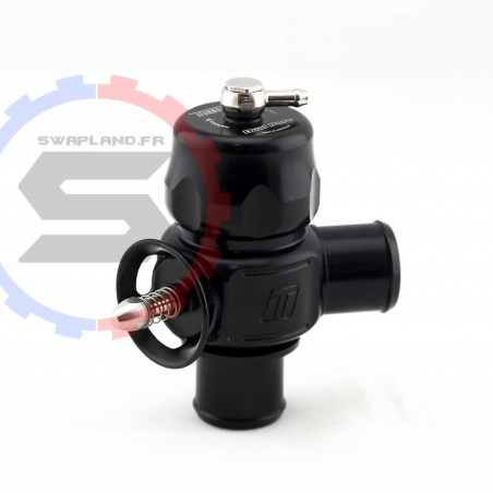 Dump valve 2 ports Turbosmart noire Smart Mitsubishi EVO VI-X -SWAPLAND-