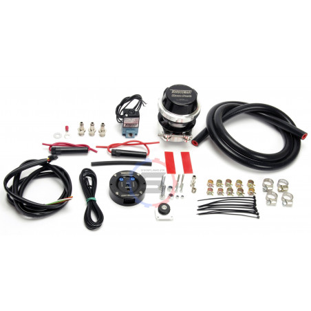 Kit adaptation dump valve noire Race port pour turbo diesel - SWAPLAND