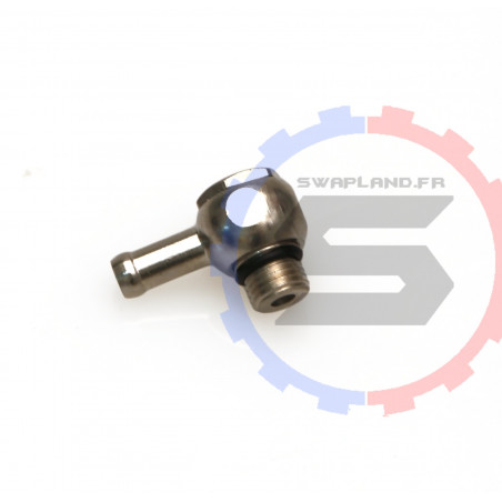 Raccord banjo dash 3, 90° pour dump valve Turbosmart - SWAPLAND