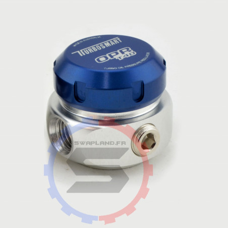 Régulateur de pression d'huile OPR T40 Turbosmart bleu - SWAPLAND