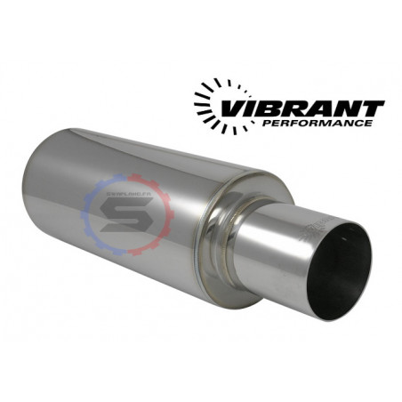 Echappement inox rond Vibrant TPV Turbo- SWAPLAND -