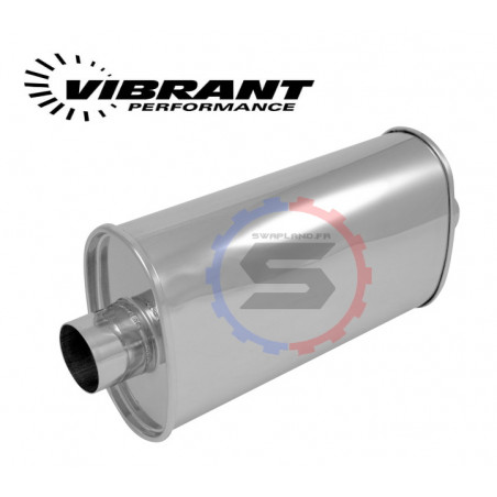 Echappement inox ovale Vibrant StreetPower 51- SWAPLAND -