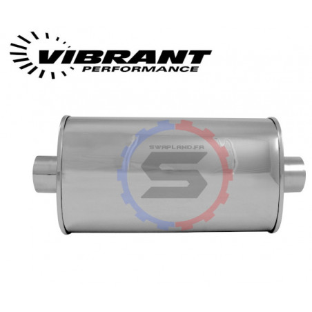 Echappement inox ovale Vibrant StreetPower 51- SWAPLAND -