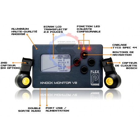 Détecteur de cliquetis Plex Knock Monitor V2 - SWAPLAND