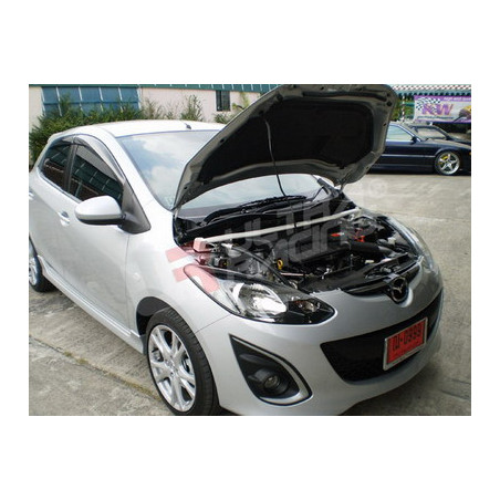 Mazda 2 07+ UltraRacing 2-Point barre anti-rapprochement supérieure avant (RHD) 