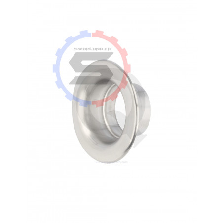 Trompette aluminium pour gaine BOA Ø 89 mm grise - SWAPLAND