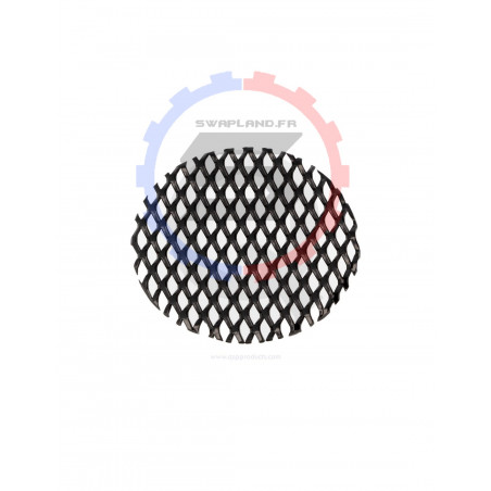 Grille d'entrée pour conduit d'air Ø 102 mm noire - SWAPLAND