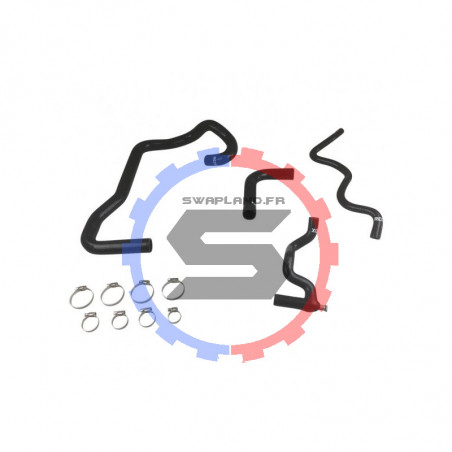 Kit 4 durites eau silicone REDOX Citroen Saxo VTS - Swapland -