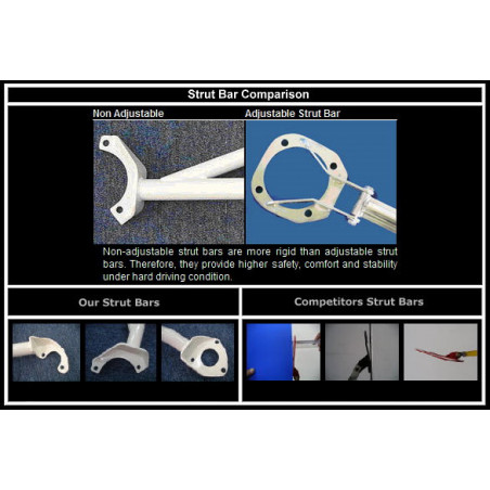 Mitsubishi EVO 7/8/9 UltraRacing 4P Barre de torsion avant Ultra 