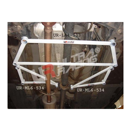 Honda CRV 07+ 2WD Ultra Racing 4-Points Barre inférieure avant 