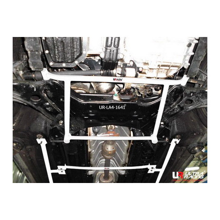 Hyundai Elantra 10+ / I30 12+ Ultra Racing 4 Points Barre inférieure centrale 