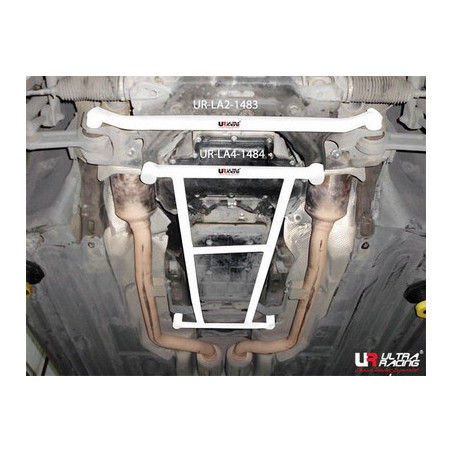 Mercedes E-Class 03-06 W211 Ultra Racing 4-Points Barre inférieure centrale 