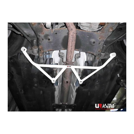 Mini Cooper S R56 06+ Ultra Racing 4-Points Barre inférieure centrale 