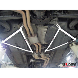 BMW X3 E83 2.5 03+ Ultra Racing 2x 3-Points Barres latérales inférieures arrière 