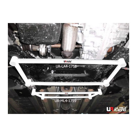 Citroen C4 Picasso 06+ Ultra Racing 4-Points Barre centrale inférieure 