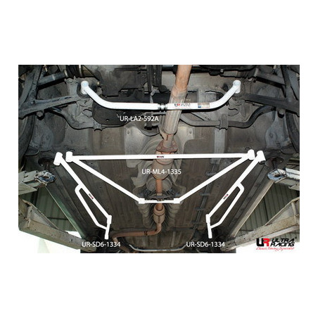 Honda Accord 90-93 Ultra Racing 4-Points Barre centrale inférieure 