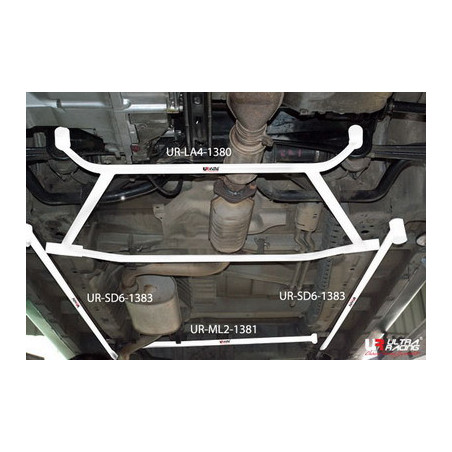 Honda Odyssey 94-98 RA 2.2 Ultra Racing 2x 3-Points Barre latérale 