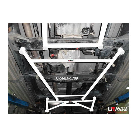 Isuzu D-Max 3.0D 02+ Ultra Racing 4-Points Barre centrale inférieure 