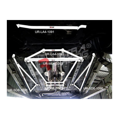 Mazda 2 (Sedan) 07+ Ultra Racing Barre en H inférieure centrale 1093 