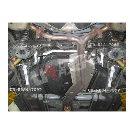 Mazda 6 GG 03-08 Ultra Racing 2x 2-Points Barre inférieure arrière 