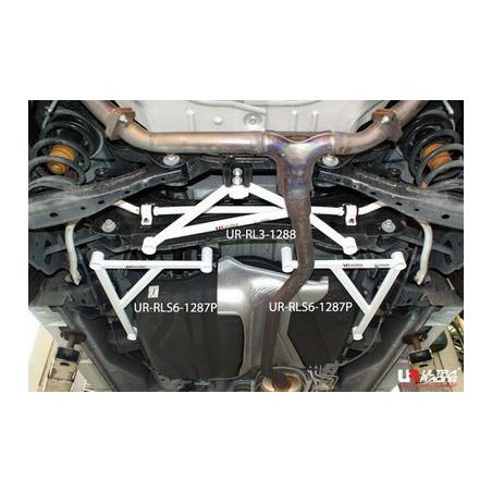 Mazda 8 LY 06+ Ultra Racing 2x 3-Points Barres latérales inférieures arrière 1287P 