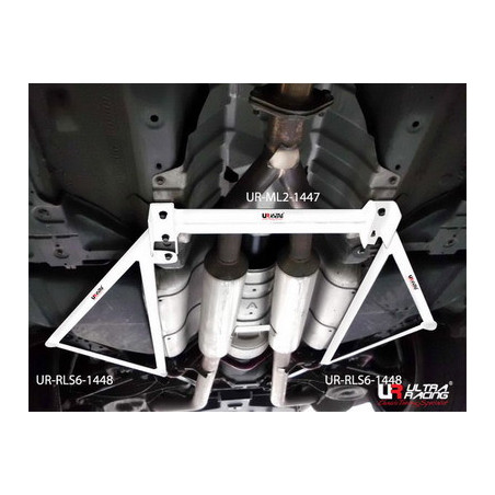 Nissan 370Z Ultra Racing 2x 3-Points Barre inférieure arrières 