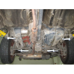 Nissan X Trail 01-07 Ultra Racing 2x 2-Points Barres latérales inférieures arrière 