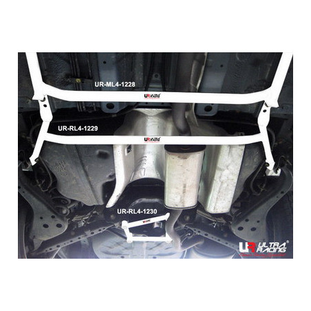 Nissan X Trail 2.0 08+ Ultra Racing 4-Points Barre inférieure arrière 1229 