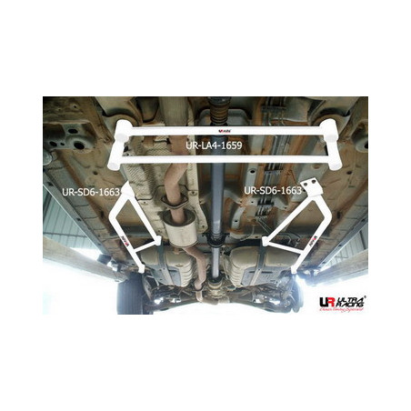 Ssangyong Actyon 06-11 2.0D Ultra Racing 2x 3-Points Barre latérale 