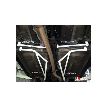 Subaru Impreza WRX 01-07 GD Ultra Racing 2x 2Points Barres latérales inférieures 